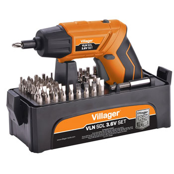 Villager akumulatorska bušilica-odvijač VLN SDL 3.6V SET Villager akumulatorska bušilica-odvijač VLN SDL 3.6V SET