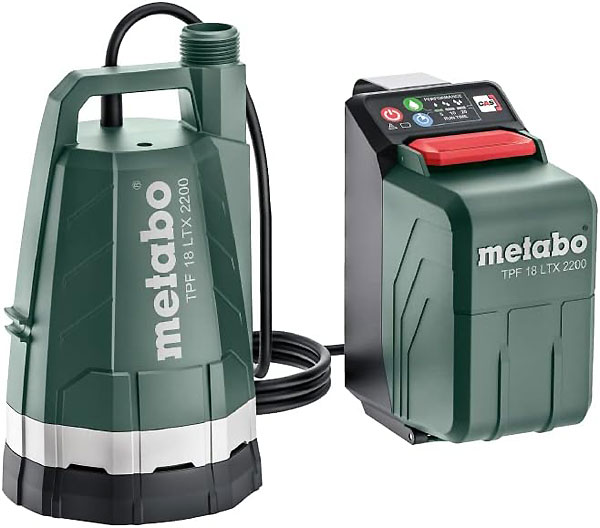 Metabo akumulatorska pumpa za vodu TPF 18 LTX 2200 601729850 Metabo akumulatorska pumpa za vodu TPF 18 LTX 2200 601729850