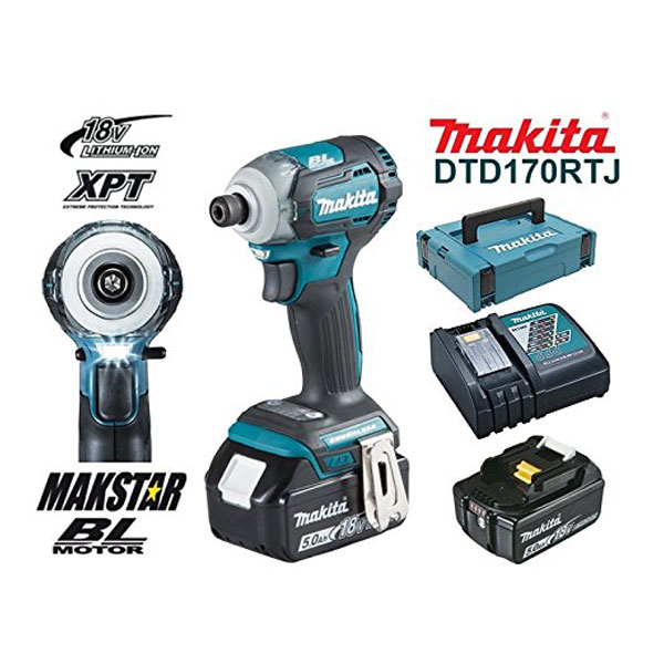 Makita akumulatorski udarni odvijač DTD170RTJ Makita akumulatorski udarni odvijač DTD170RTJ