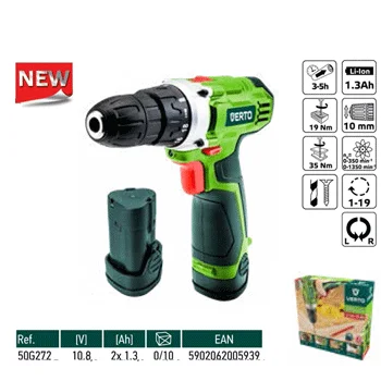 Verto akumulatorska bušilica 10.8V Li-Ion 2 baterije 50G272-1