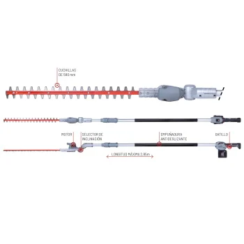 Arvipo trimer za živu ogradu TT37 + 2 baterije 5AH + punjač-2 Arvipo trimer za živu ogradu TT37 + 2 baterije 5AH + punjač-2