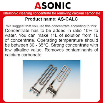 Asonic ultrazvučni koncentrat za čišćenje 1l AS-CALC-1 Asonic ultrazvučni koncentrat za čišćenje 1l AS-CALC-1