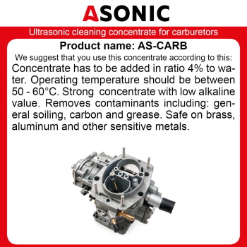 Asonic ultrazvučni koncentrat za čišćenje 25l AS-CARB-25 Asonic ultrazvučni koncentrat za čišćenje 25l AS-CARB-25