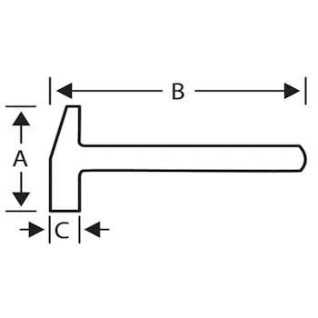 Bahco bravarski čekić sa fibreglas drškom 800g 481F-800-3