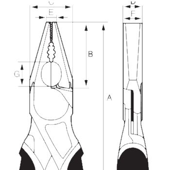 Bahco kombinovana klešta 2628G-160-1