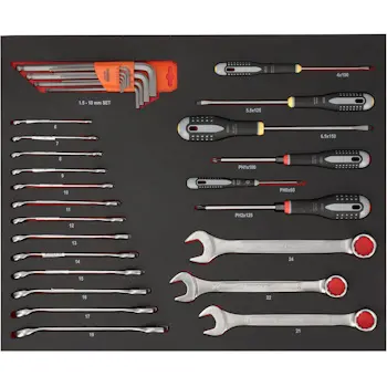 Bahco kolica za alat sa 7 fioka i 216 delova 1472K7BKFFSD-3 Bahco kolica za alat sa 7 fioka i 216 delova 1472K7BKFFSD-3