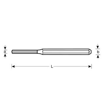 Bahco komplet izbijača 3734S/6-2