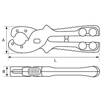 Bahco makaze za višeslojne cevi 26mm 412-26-MULTI-5