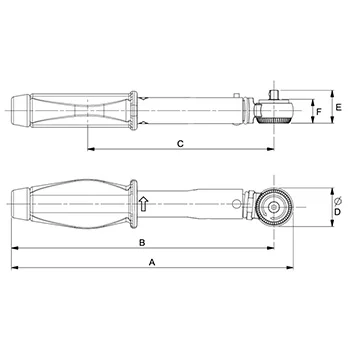 Bahco unapred podešeni moment ključ 4-20Nm 1/4