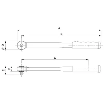 Bahco unapred podešeni moment ključ 20-100Nm 1/2 Bahco unapred podešeni moment ključ 20-100Nm 1/2