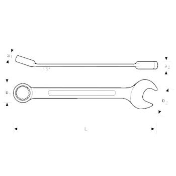 Bahco kombinovani okasto-vilasti ključ 1RM-8 Bahco kombinovani okasto-vilasti ključ 1RM-8