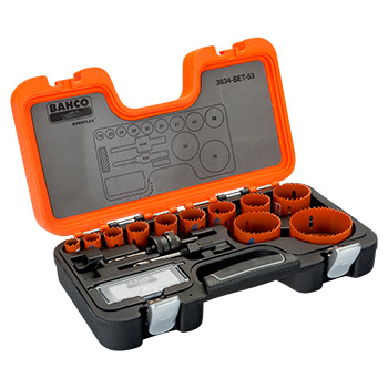 Bahco komplet Sandflex bimetalnih kruna 19-79mm 3834-SET-53 Bahco komplet Sandflex bimetalnih kruna 19-79mm 3834-SET-53