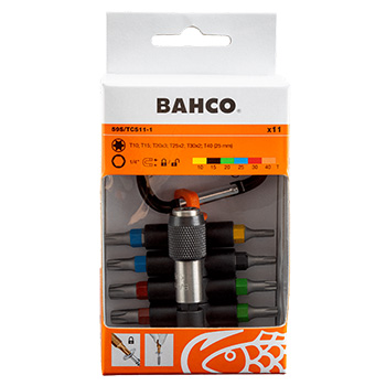 Bahco komplet od 10 Torx bitova sa držačem 59S/TCS11-1 Bahco komplet od 10 Torx bitova sa držačem 59S/TCS11-1
