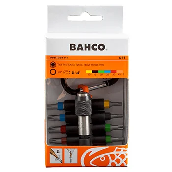 Bahco komplet od 10 Torx bitova sa držačem 59S/TCS11-1 Bahco komplet od 10 Torx bitova sa držačem 59S/TCS11-1