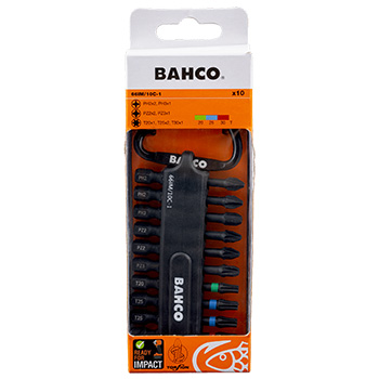 Bahco komplet od 10 udarnih bitova 1/4 Bahco komplet od 10 udarnih bitova 1/4