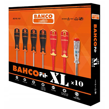 Bahco set odvijača BahcoFit XL 10 kom B219.110 Bahco set odvijača BahcoFit XL 10 kom B219.110