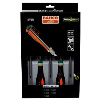 Bahco set ERGO udarnih odvijača Torx 5 kom BE-9885TB-2