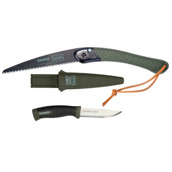 Bahco testera za orezivanje i nož kamperski set 2/1 LAP-KNIFE-1
