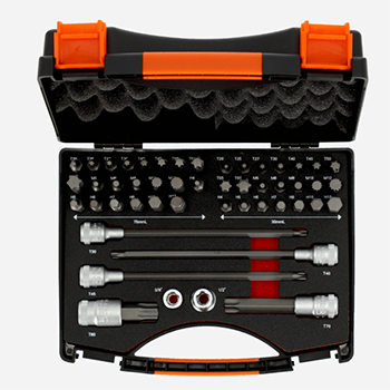 Bahco set Torx bitova i nastavaka 49 komada BE5049T-1