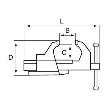 Bahco stona stega sa kružnom bazom 125mm 601001250 Bahco stona stega sa kružnom bazom 125mm 601001250
