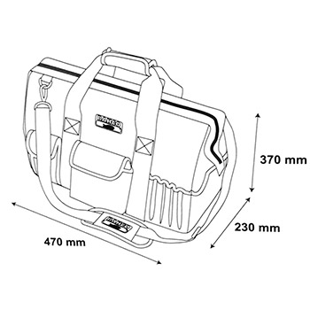 Bahco platnena torba za alat 19