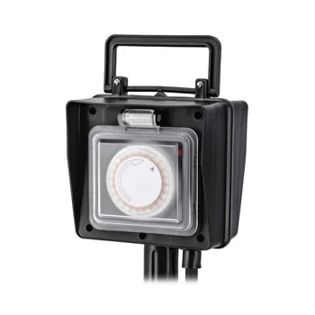 Baštenska dvostruka utičnica sa uzemljenjem i tajmerom 137273-1