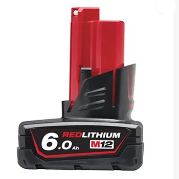 Milwaukee baterija 12V/6Ah M12B6 4932451395 Milwaukee baterija 12V/6Ah M12B6 4932451395
