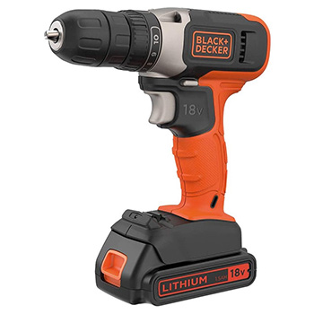 Black&Decker akumulatorska bušilica odvijač 18V Li-ion BCD001KBA10-1