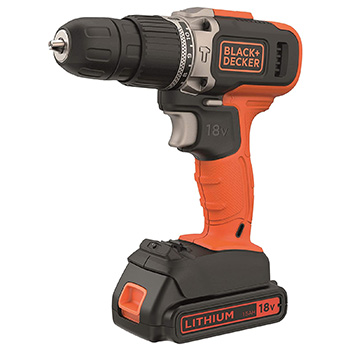 Black&Decker akumulatorska udarna bušilica odvijač 18V Li-ion BCD003BA10S-1