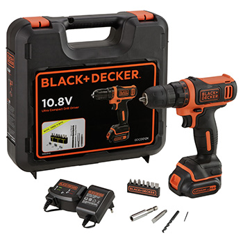 Black&Decker akumulatorska bušilica odvijač 10.8V Li-ion BDCDD12K