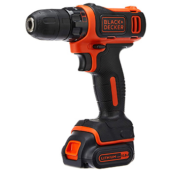 Black&Decker akumulatorska bušilica odvijač 10.8V Li-ion BDCDD12K-1