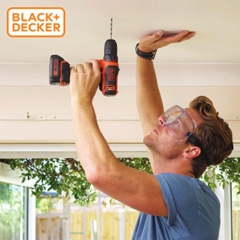 Black&Decker akumulatorska bušilica odvijač 10.8V Li-ion BDCDD12K-6