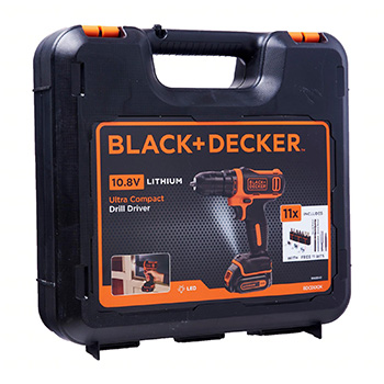 Black&Decker akumulatorska bušilica odvijač 10.8V Li-ion BDCDD12K-8