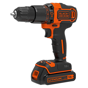 Black&Decker akumulatorska udarna bušilica odvijač 18V Li-ion BDCHD18KB-1