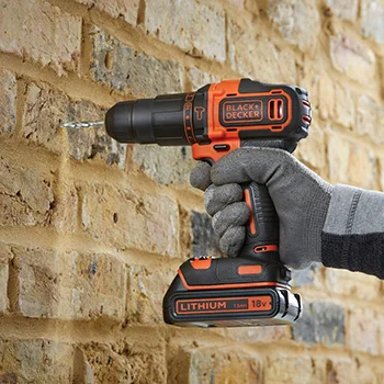 Black&Decker akumulatorska udarna bušilica odvijač 18V Li-ion BDCHD18KB-6