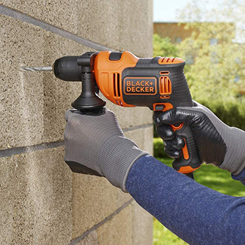 Black&Decker električna udarna bušilica 710W + kofer + pribor BEH710KA80-4