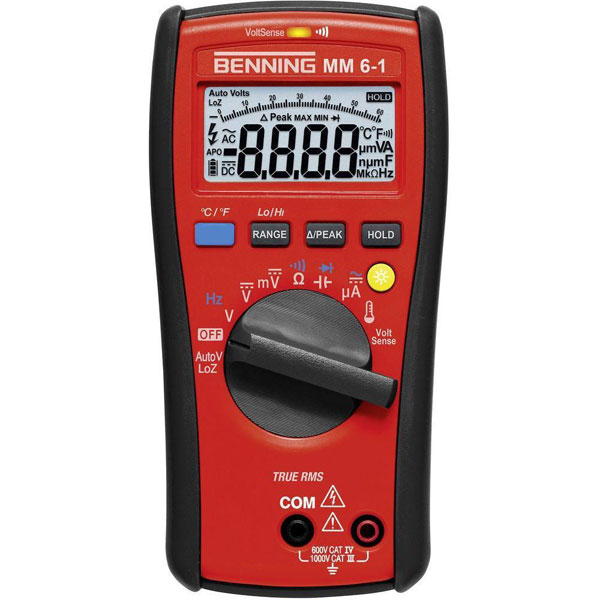 Benning digitalni merni instrument sa TRUE RMS merenjem MM6-1