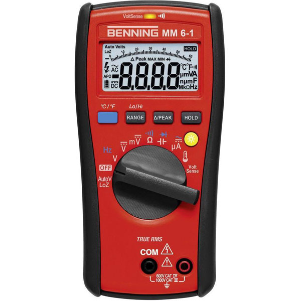 Benning digitalni merni instrument sa TRUE RMS merenjem MM6-1