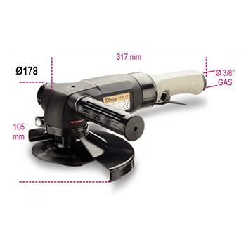 Beta velika pneumatska brusilica 180mm - 1.4kW 1936/7A-1