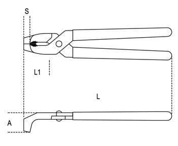 Beta cevna klešta 270mm 393-1