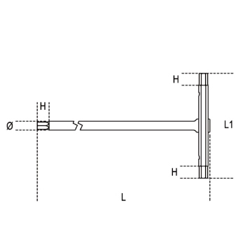 Beta inbus ključ sa T ručkom 12mm 951-12-1