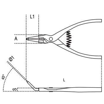 Beta klešta seger spoljna kriva 1038 300-1