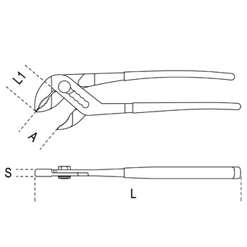 Beta papagaj klešta 1044F 250-1