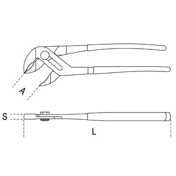 Beta papagaj klešta nevarničeća 1046BA 250 Beta papagaj klešta nevarničeća 1046BA 250