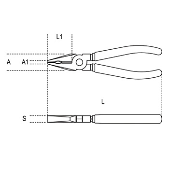 Beta klešta kombinovana HyperCut ojačana 180 mm 1150HPC-180-5