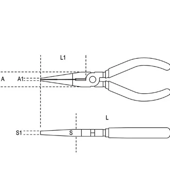 Beta špic klešta prava 160mm 1166 160-1