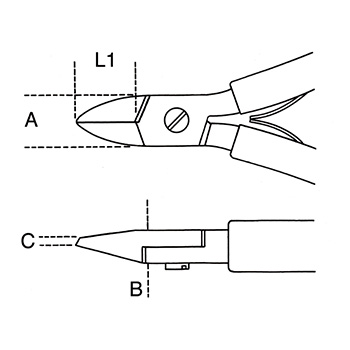 Beta kose sečice 130mm 1184BM-130-1