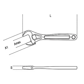 Beta ključ štelujući 250mm - 10” 111-250 Beta ključ štelujući 250mm - 10” 111-250