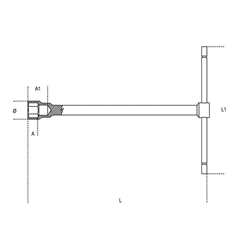 Beta ključ T 10mm 950 10 Beta ključ T 10mm 950 10