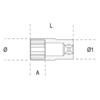 Beta ključ nasadni 12-ugaoni duboki 14mm 920BL 14 Beta ključ nasadni 12-ugaoni duboki 14mm 920BL 14